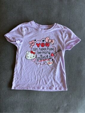 Sanrio Light Purple Hello Kitty Graphic Tee